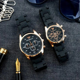 Unisex Chronograph Armani Couple Watch