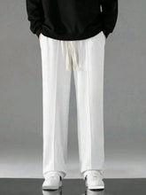 White Loose Fit Pants for Men Casual Wear