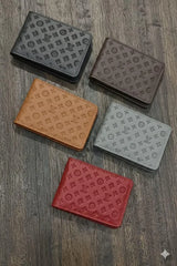 Luxury LV Leather Wallet Black Men's