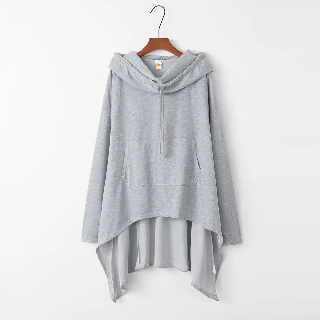 Women Hooded Vest Green Asymmetric Winter Wear