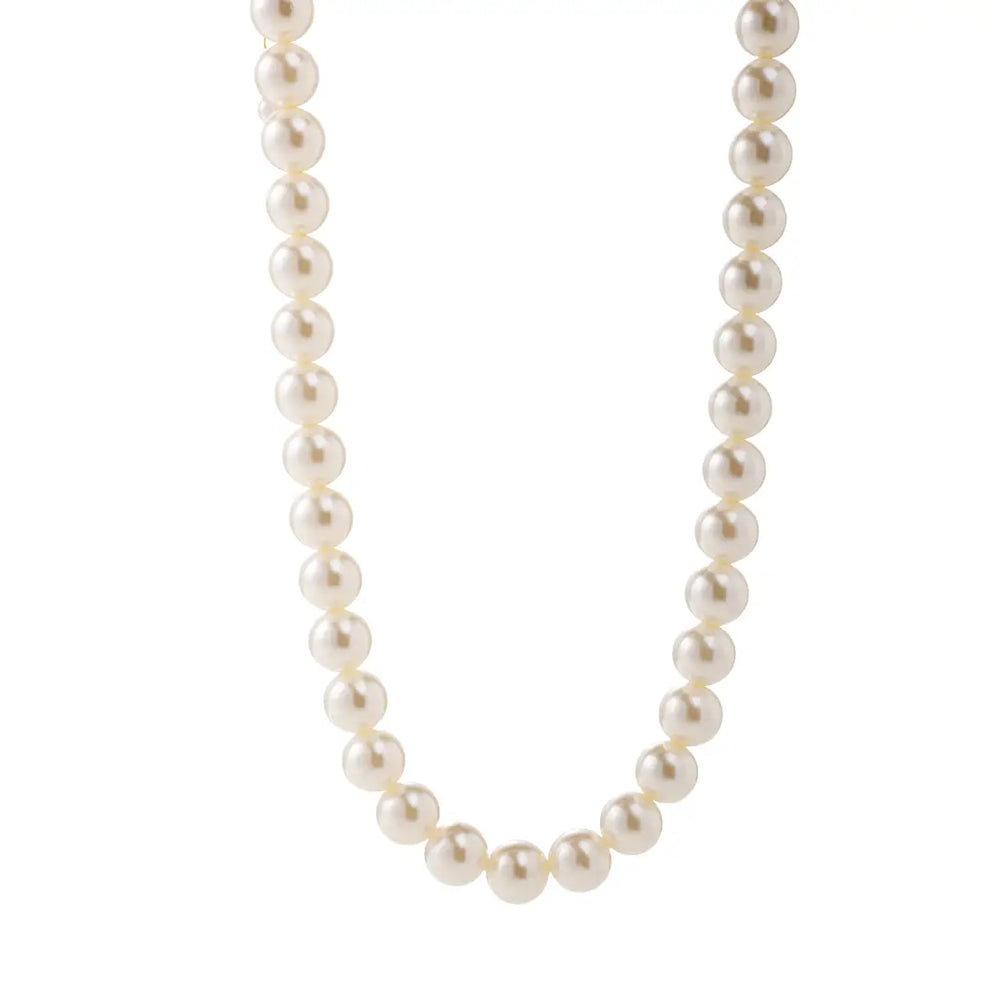 925 Sterling Silver Pearl Necklace for Women