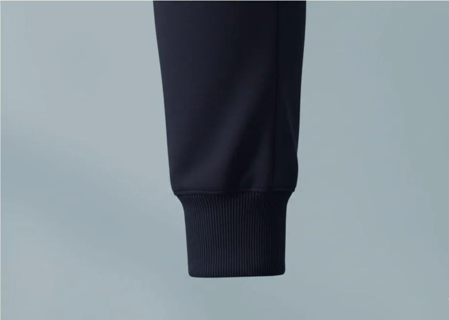Men's Slim Fit Blue Fleece Trousers Winter Pakistan