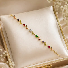 Golden Base Trending Tulip Braclet