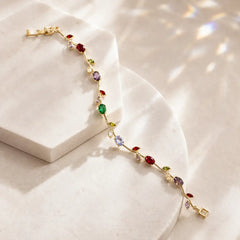 Golden Base Trending Tulip Braclet