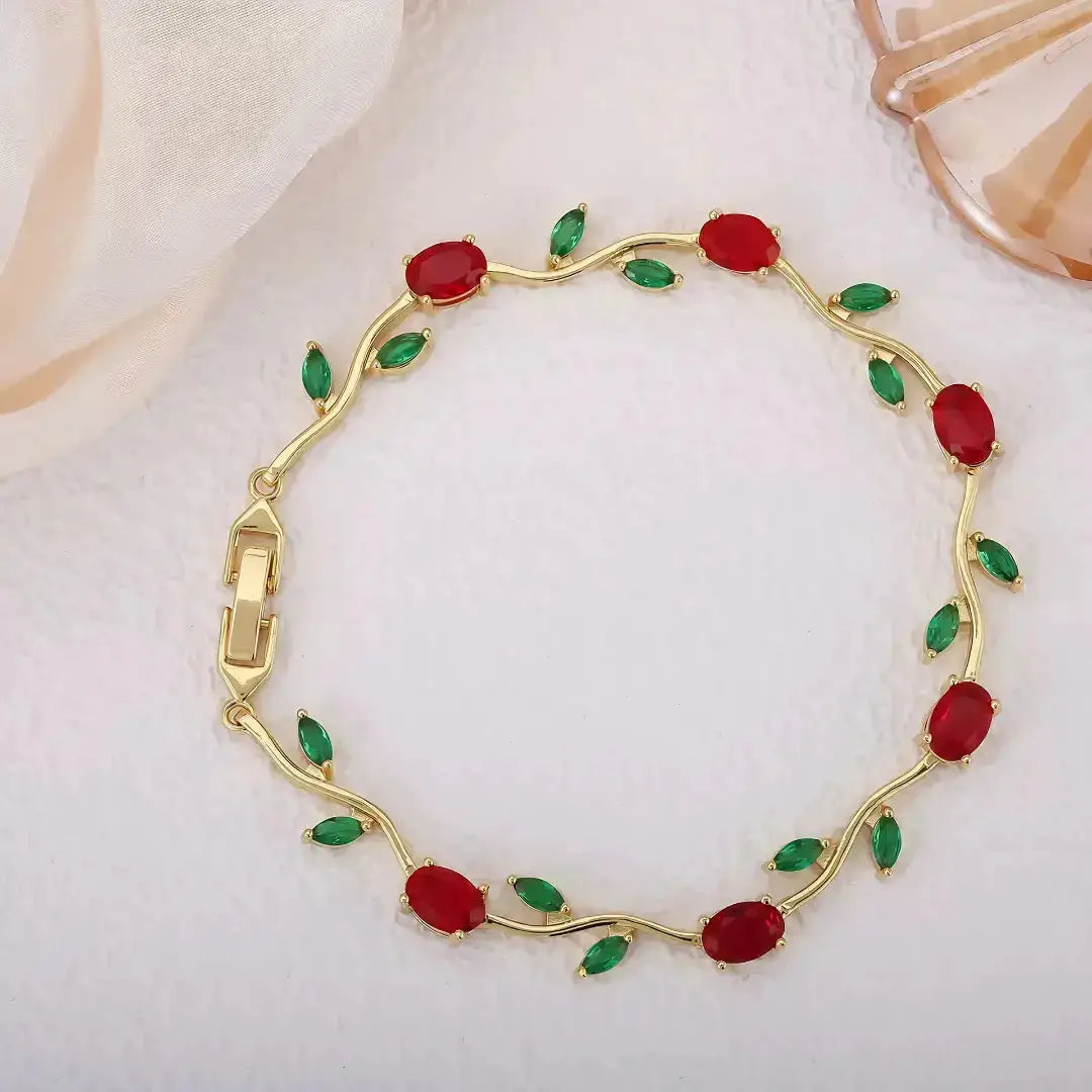 Golden Base Trending Tulip Braclet