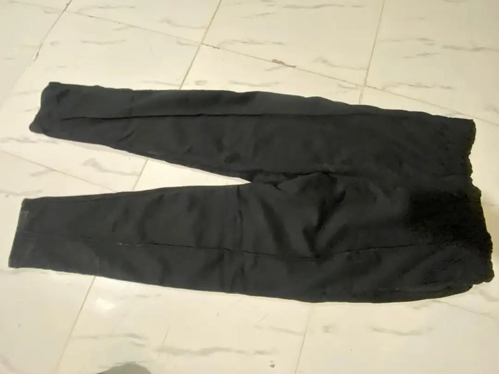 1 Pc Men's Cotton Plain Pleated Trousers