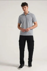 2 Pcs Men's Dri Fit Plain Ziper Track Suit