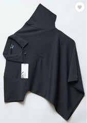 Black Cotton Polo Shirt for Men Summer Casual Wear