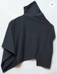 Black Cotton Polo Shirt for Men Summer Casual Wear